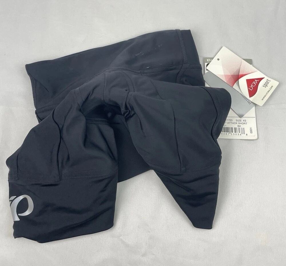 Pearl Izumi W Attack Shorts Womens Extra Small Black Padded Cycling Chamois Bike